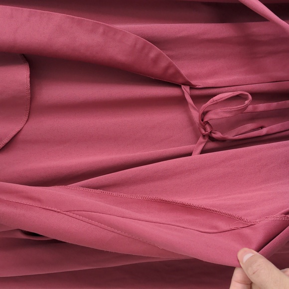 St Michael Marks & Spencer Womens Vintage Full Length Robe Pockets, Rose, Size M - Picture 7 of 12